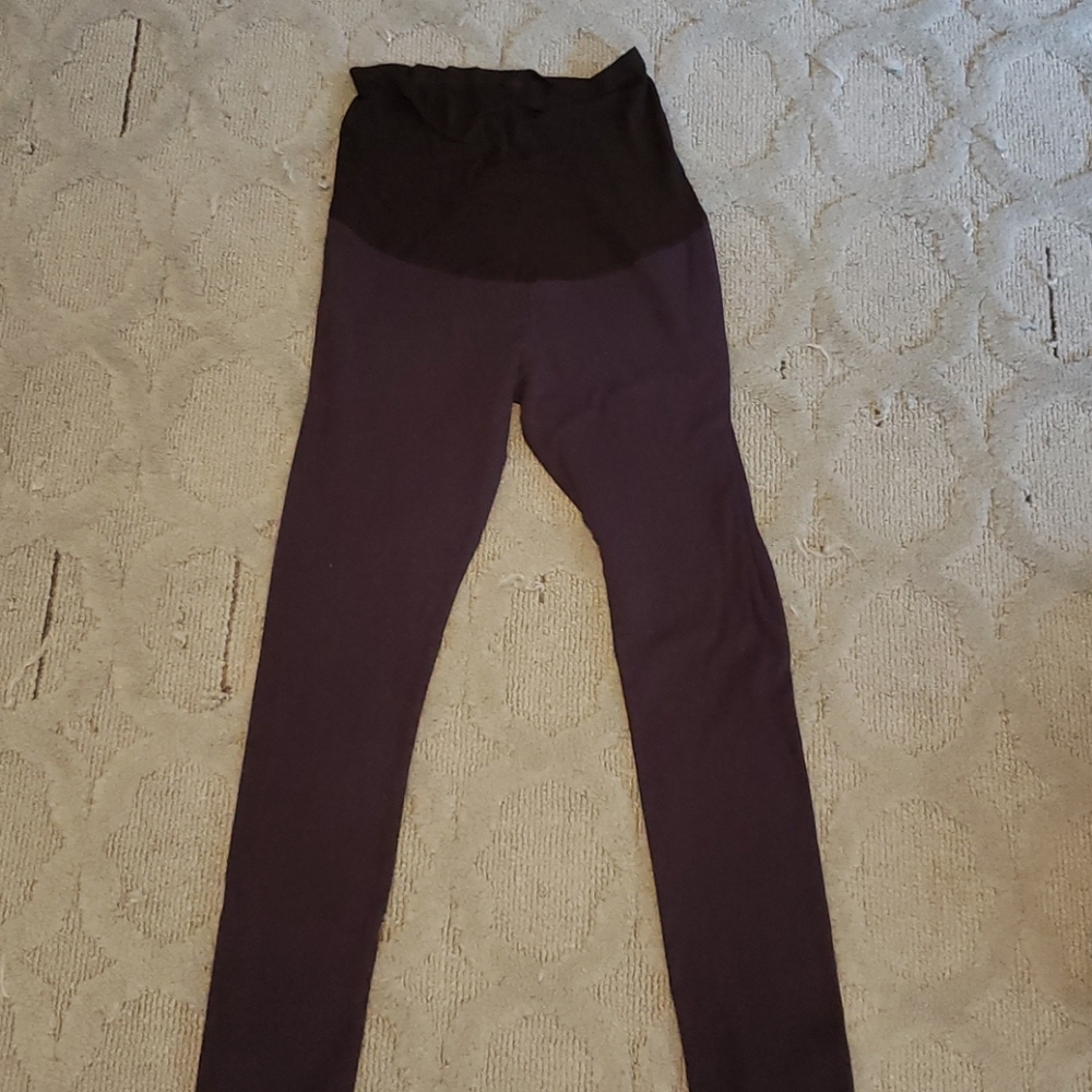 Navy Maternity Leggings